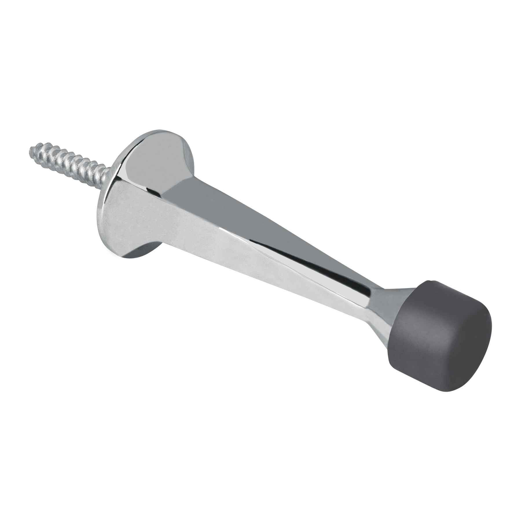 Tope recto para puerta, acabado cromo, HERMEX TRUPER