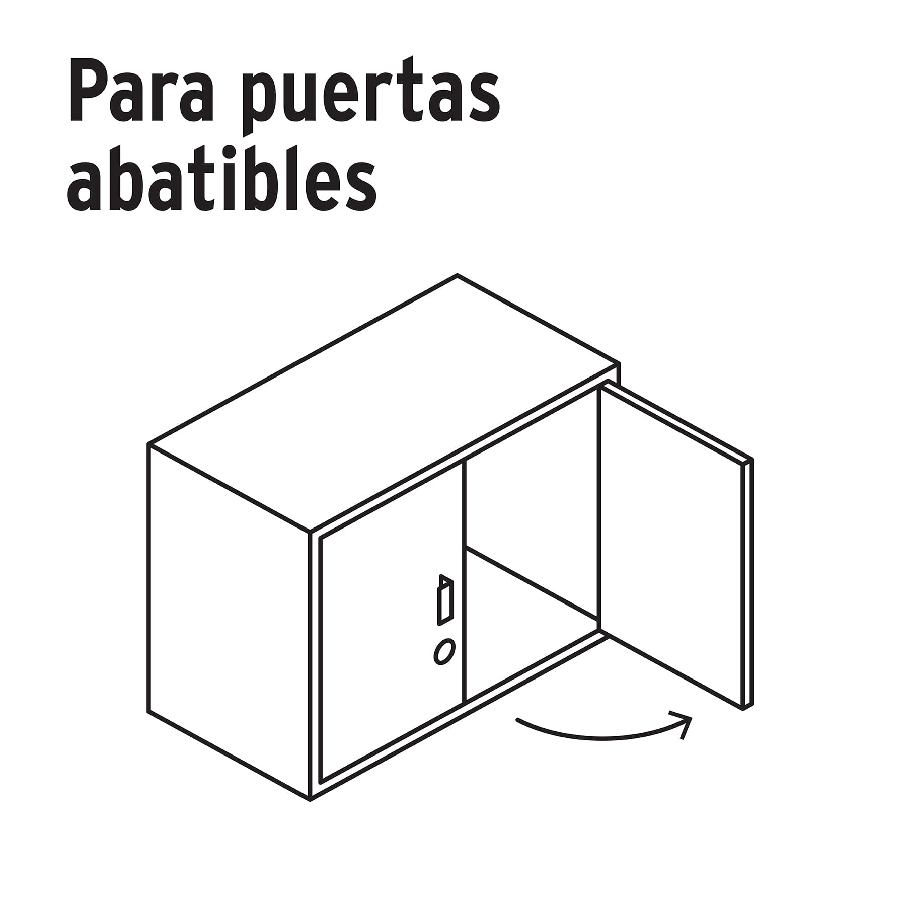 Cerradura para mueble, modelo 25, cromo, HERMEX TRUPER