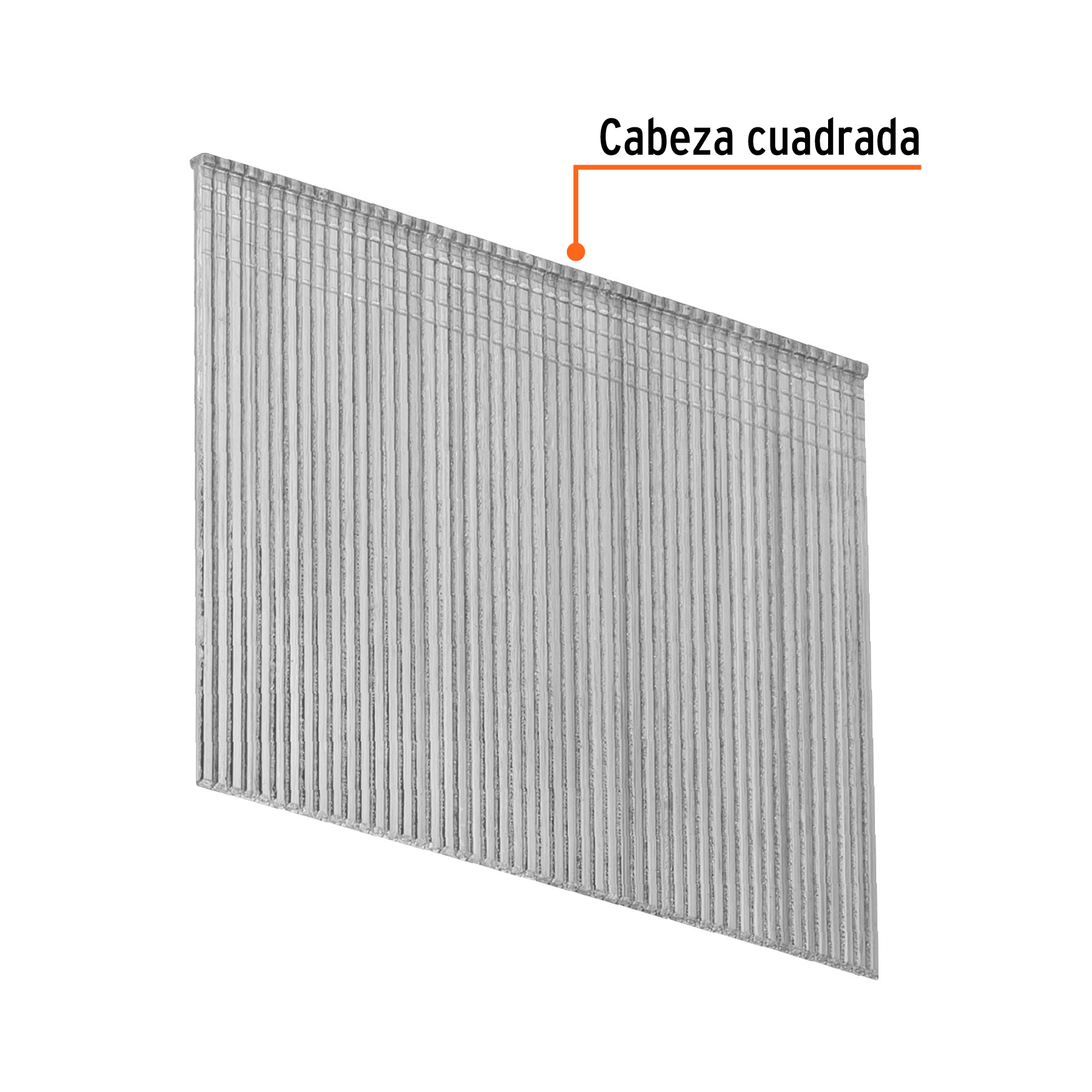 Caja con 2500 clavos calibre 16, 64 mm para CLNE-16, TRUPER TRUPER