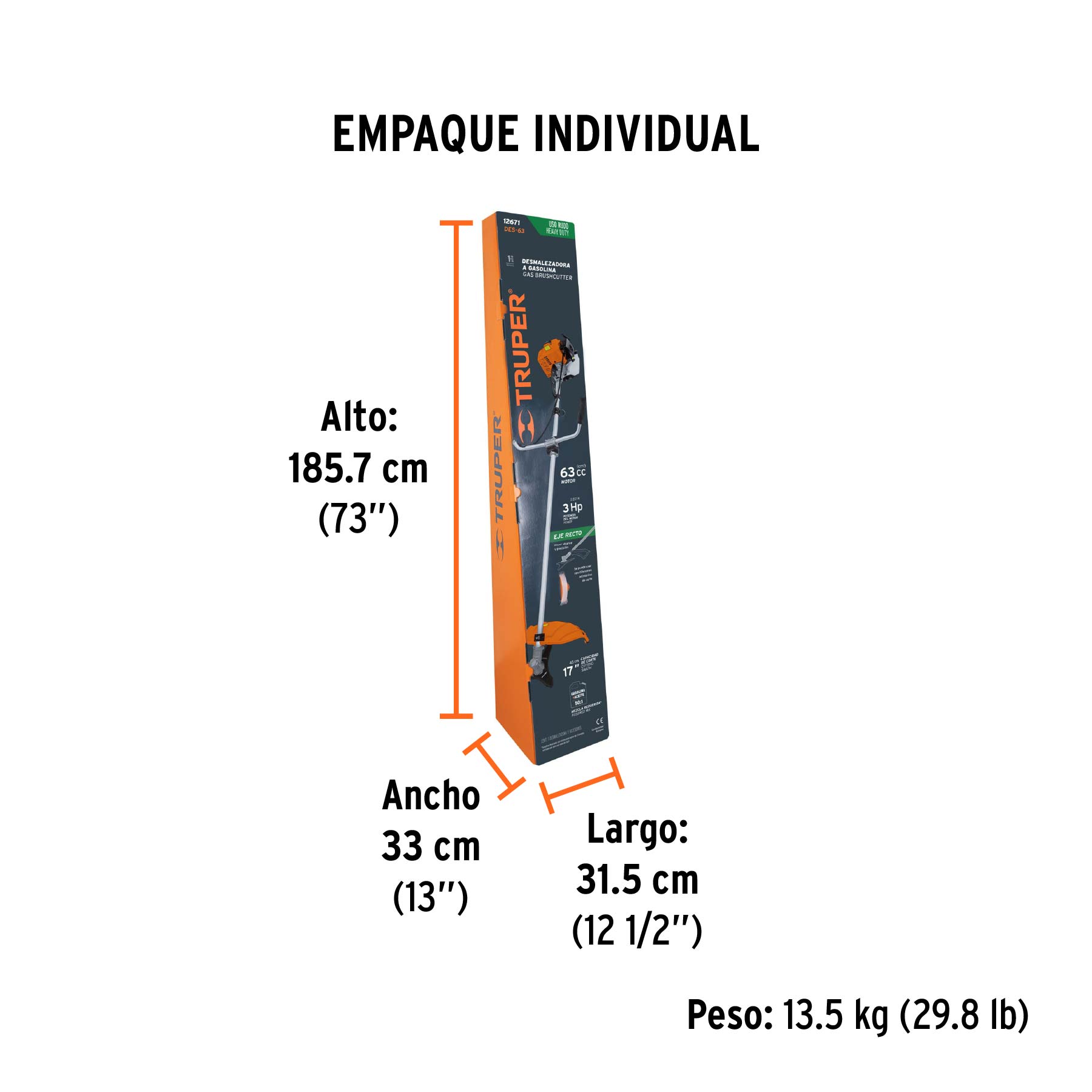Ficha técnica 928676/R29M-DES-63 Truper TRUPER