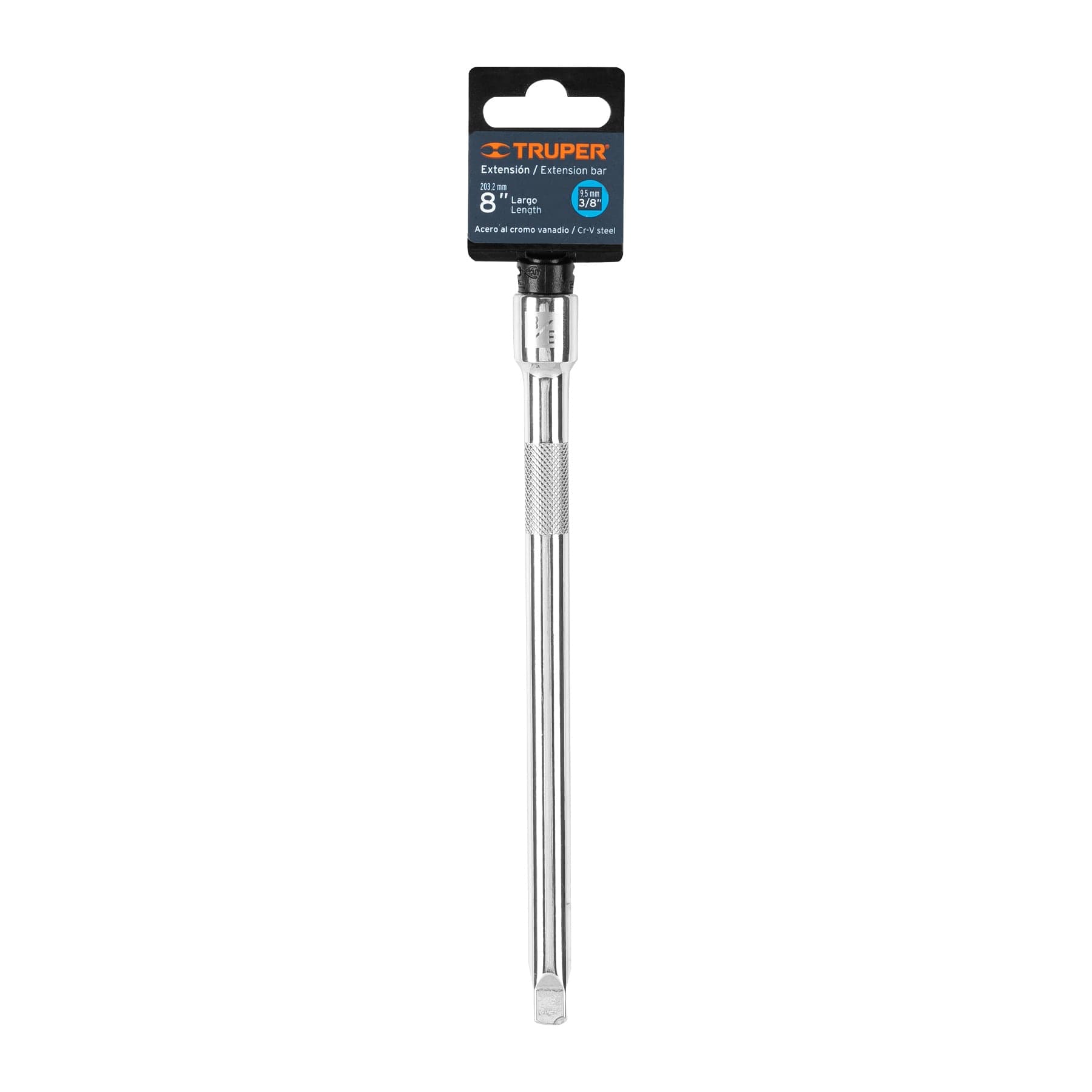 Extensión para matraca, cuadro 3/8", largo 8", TRUPER TRUPER