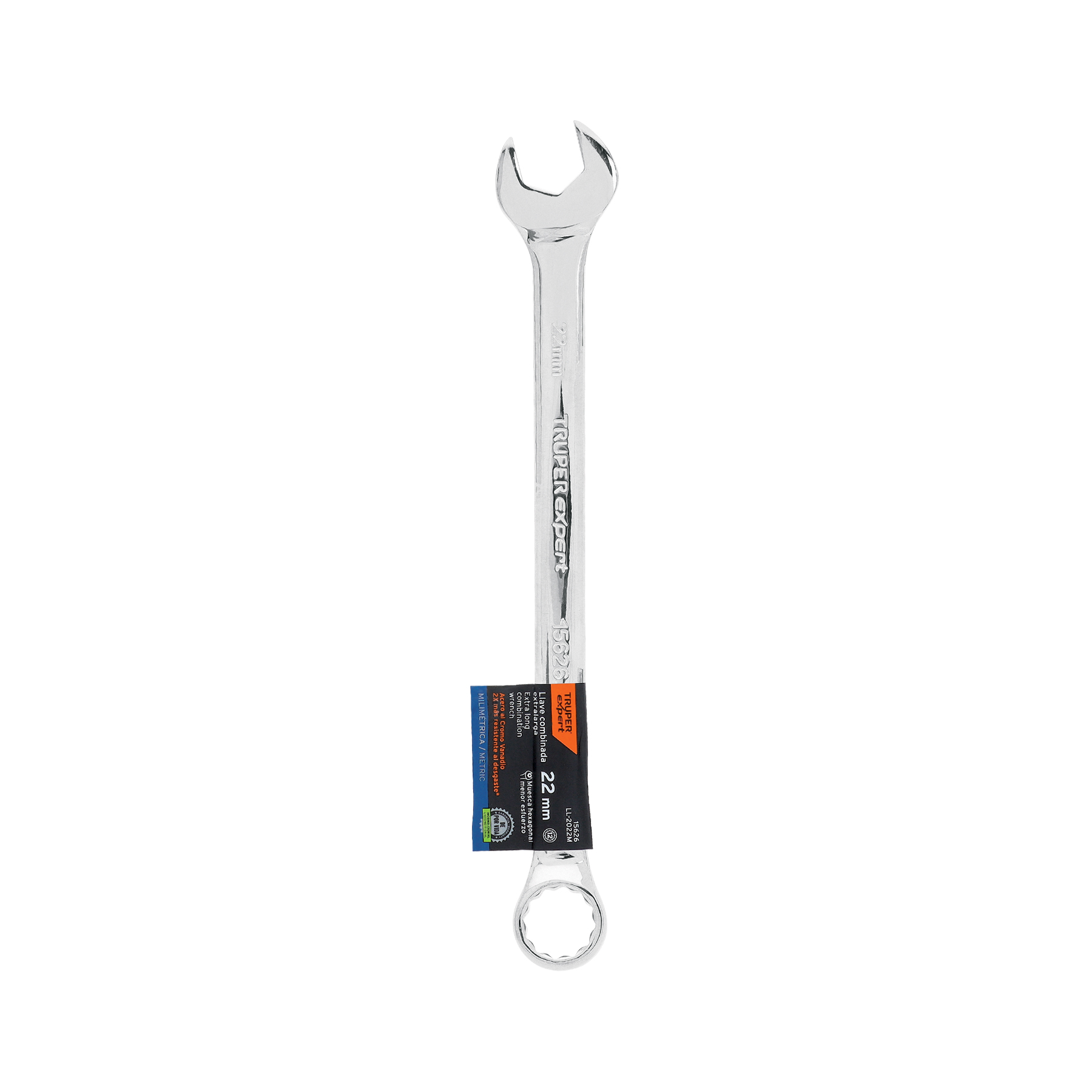 Llave combinada extralarga 22 mm x 316 mm de largo, EXPERT TRUPER