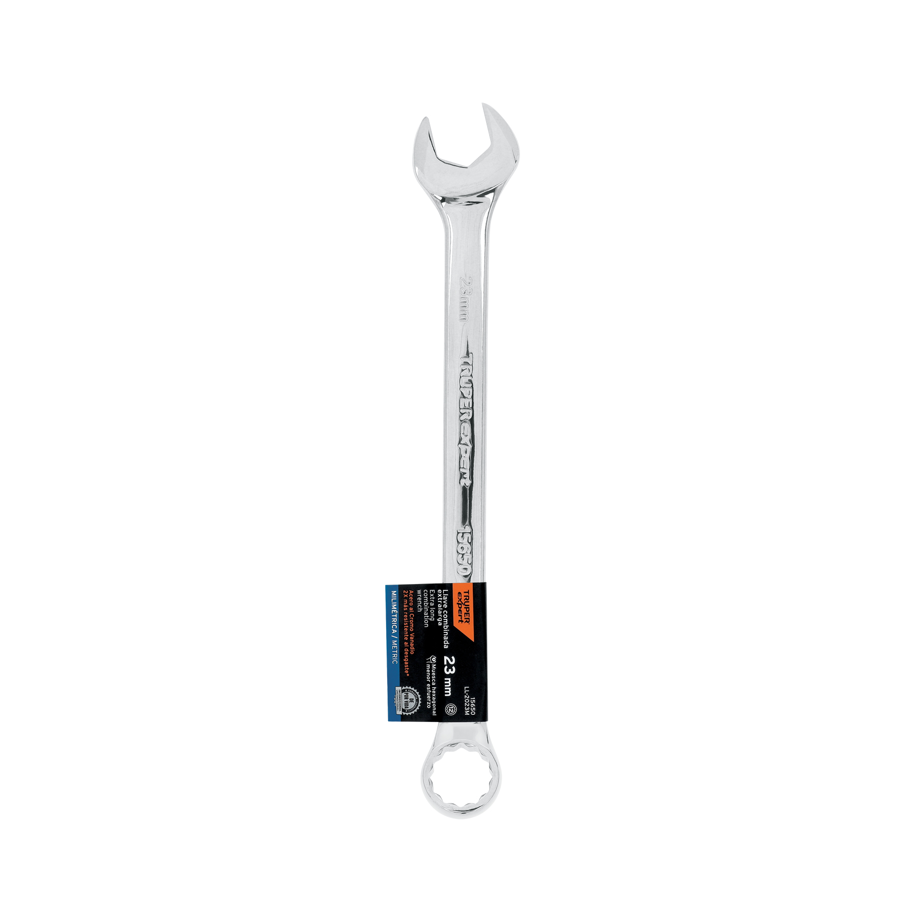 Llave combinada extralarga 23 mm x 316 mm de largo, EXPERT TRUPER
