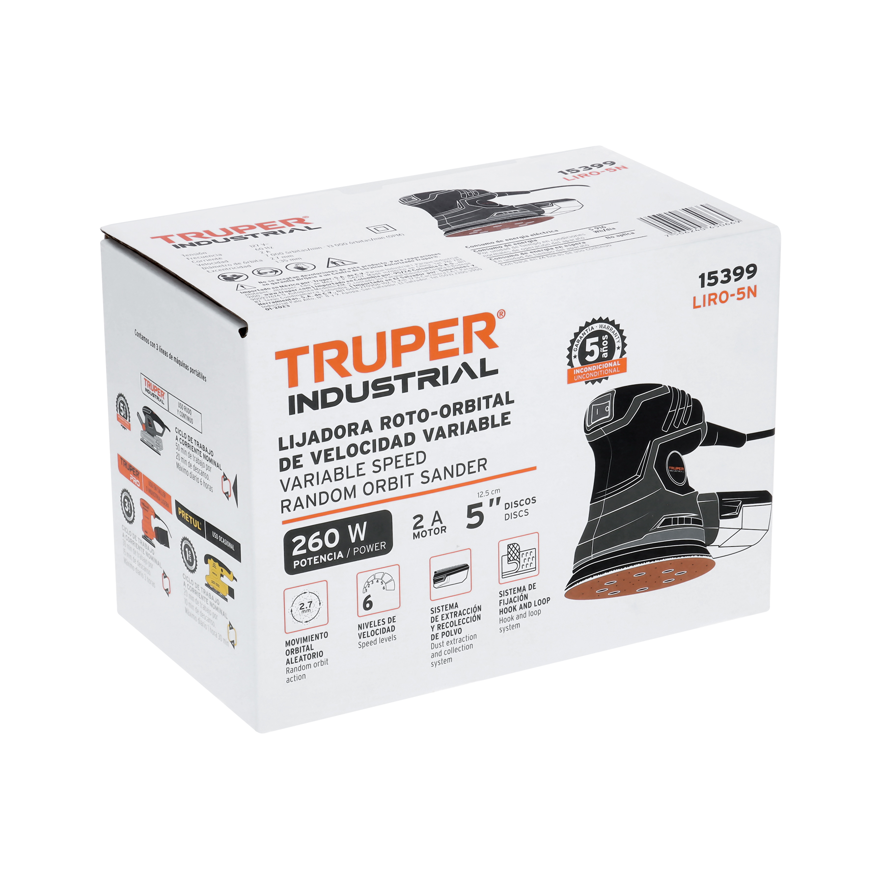 Ficha técnica 934309/R33-LIRO-5N Truper® - Es mucha herramienta TRUPER