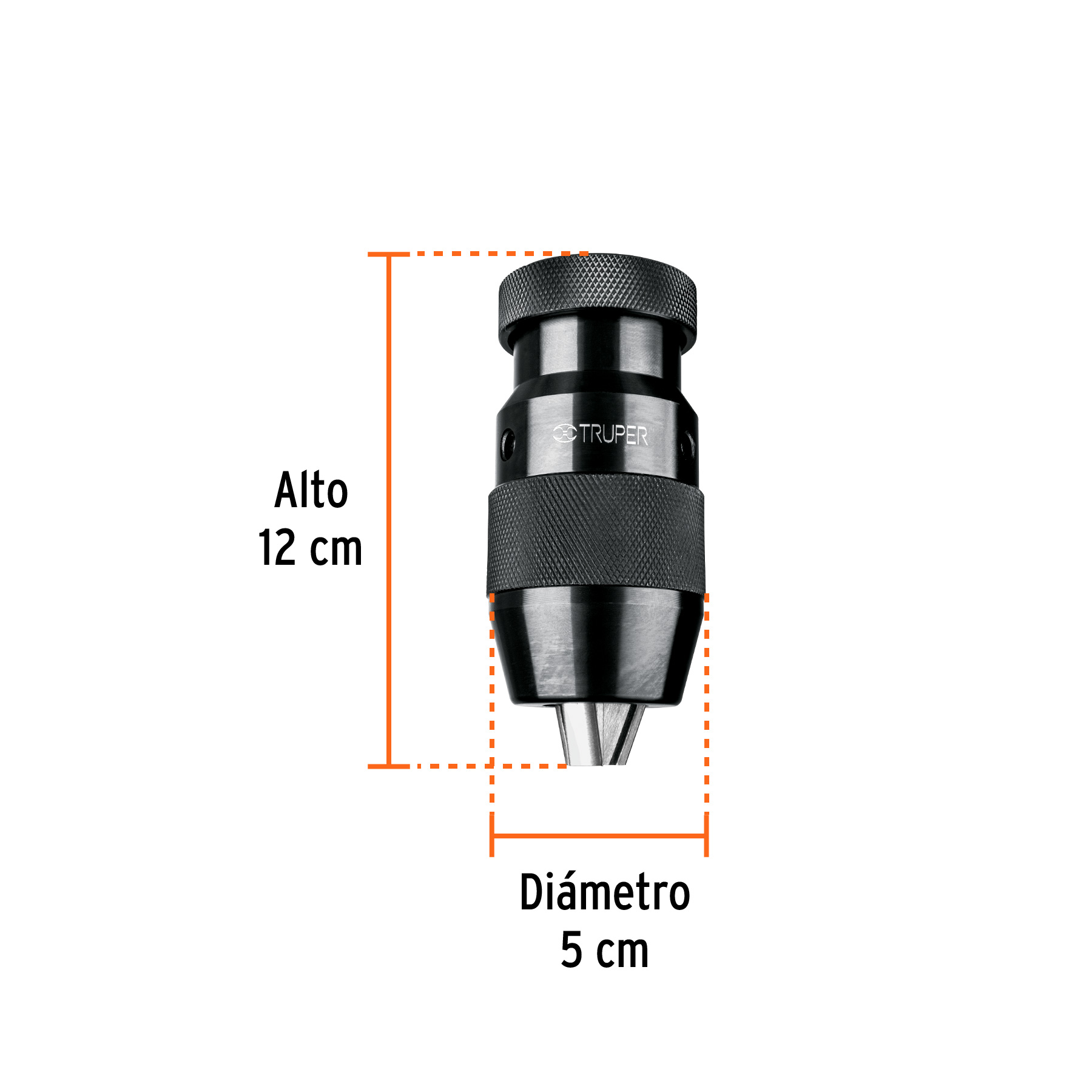 Broquero 5/8" sin llave para TAPI-13, 15 y 17,TRUPER TRUPER