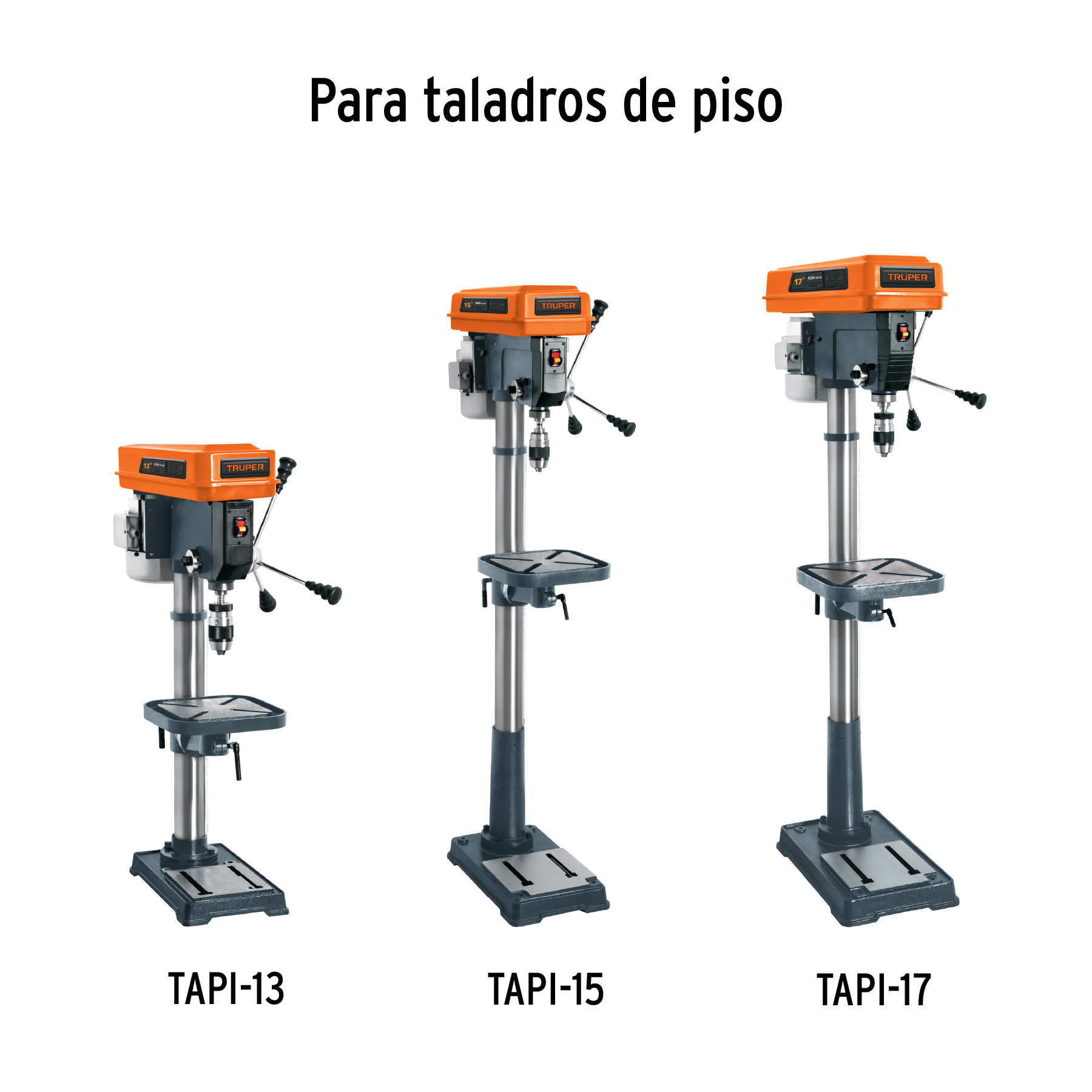 Broquero 5/8" sin llave para TAPI-13, 15 y 17,TRUPER TRUPER