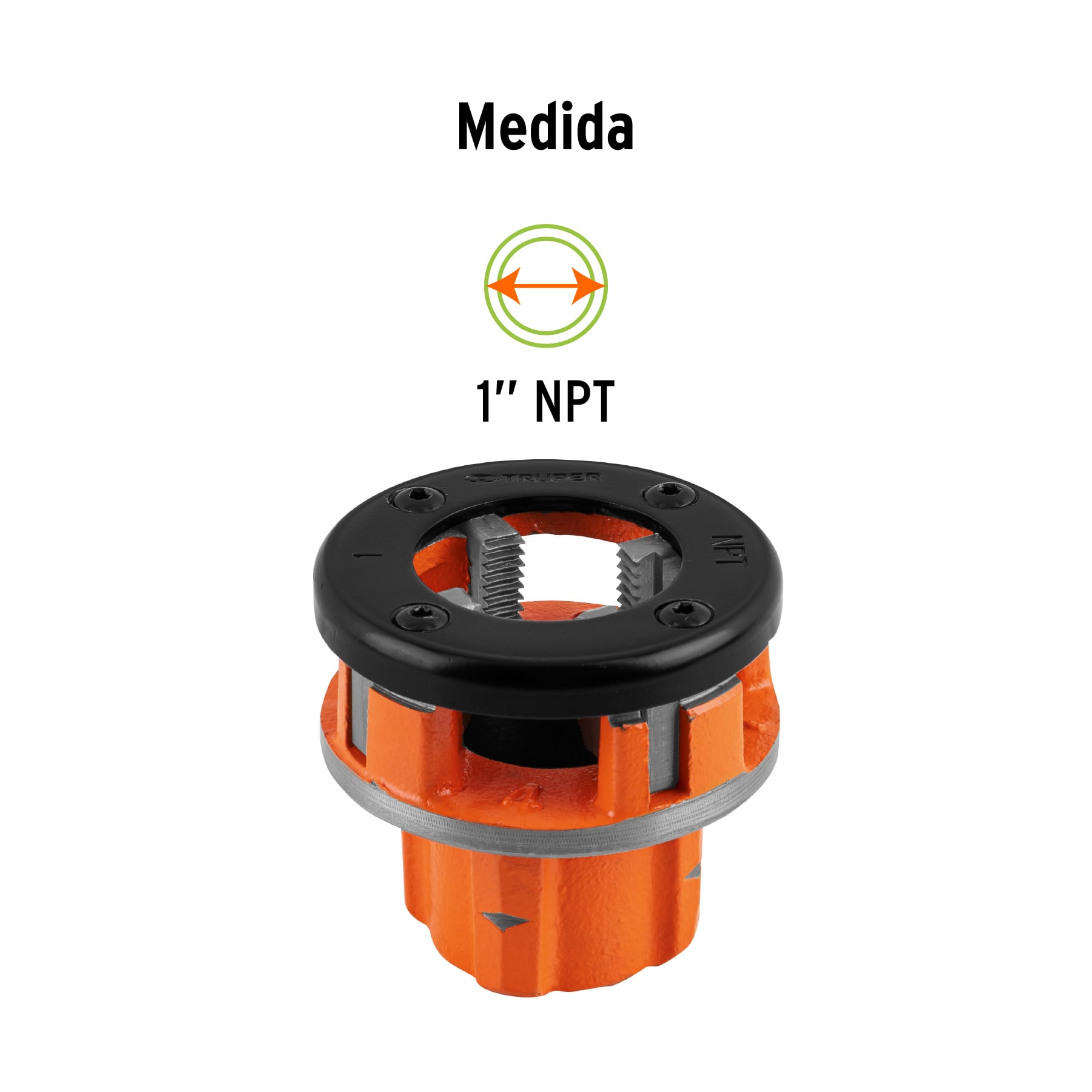 Dado 1" para tarrajas TA-850 y TA-851, TRUPER TRUPER