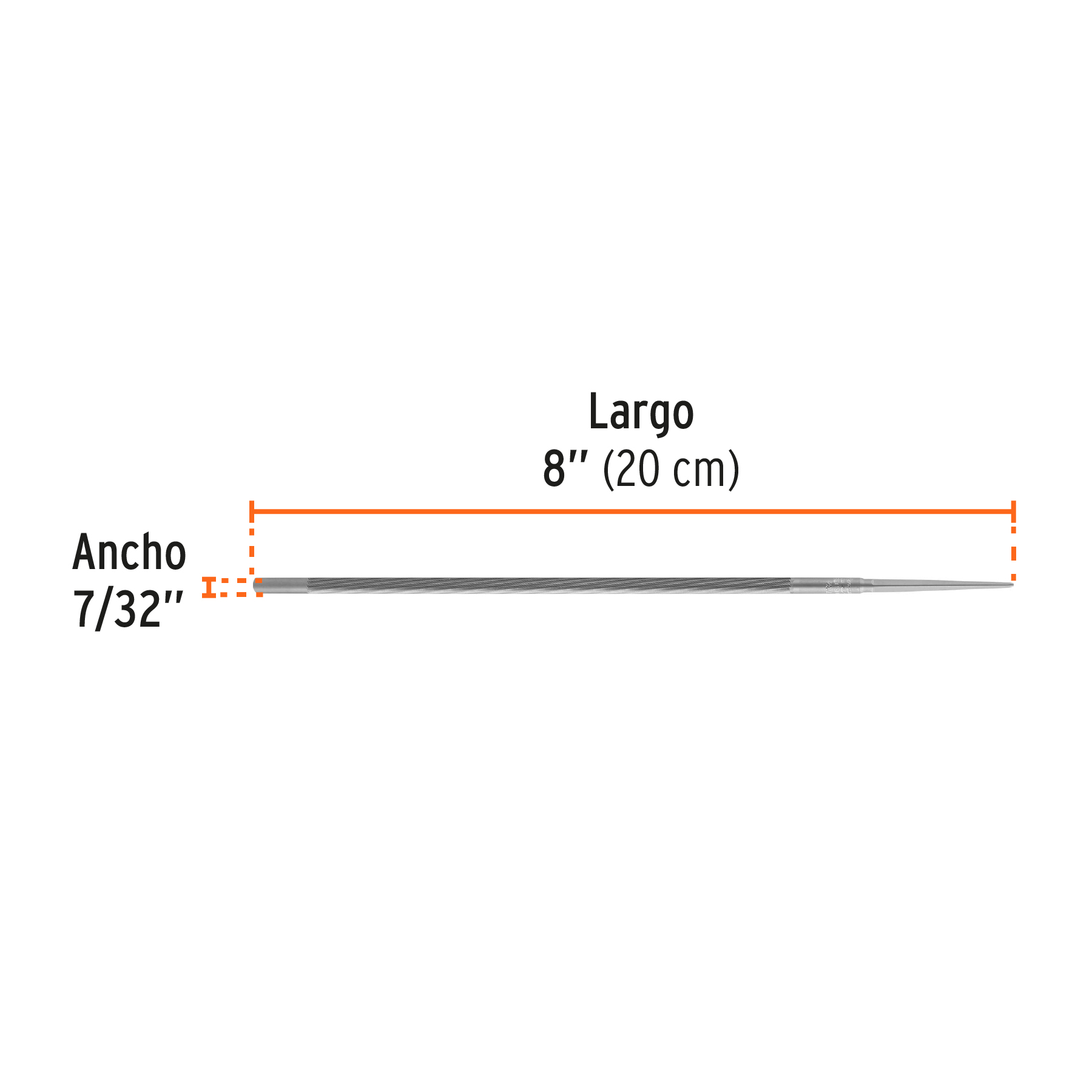 Lima profesional para motosierra, 7/32", TRUPER EXPERT TRUPER