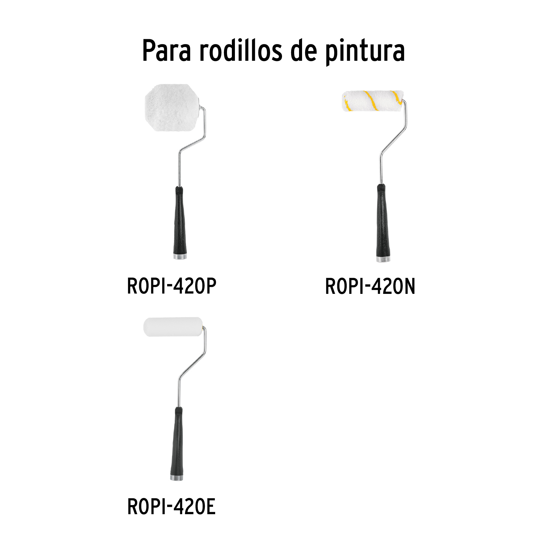 Maneral de 4" con jaula para rodillo, TRUPER TRUPER