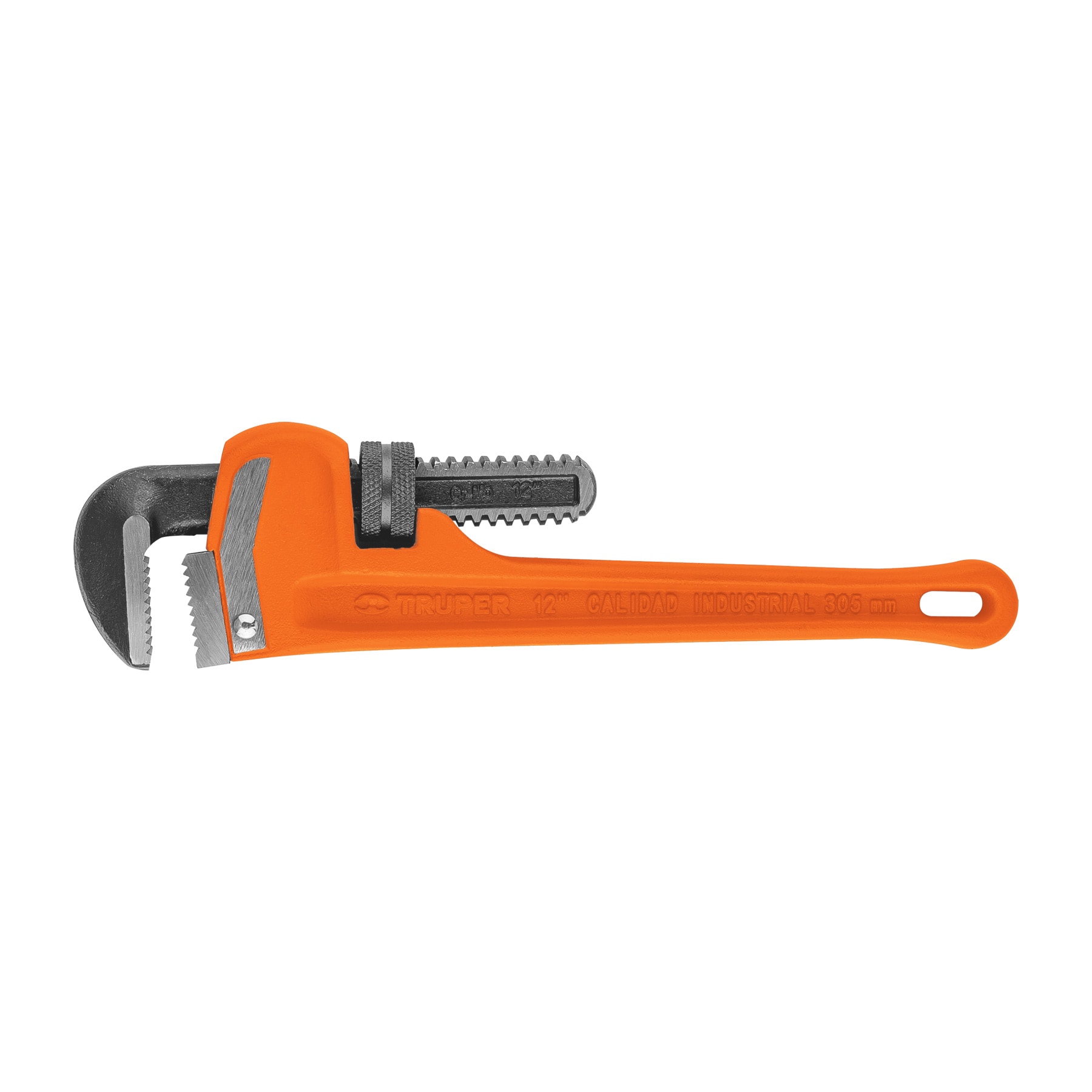 Llave stilson 12" cuerpo robusto de hierro dúctil, TRUPER TRUPER