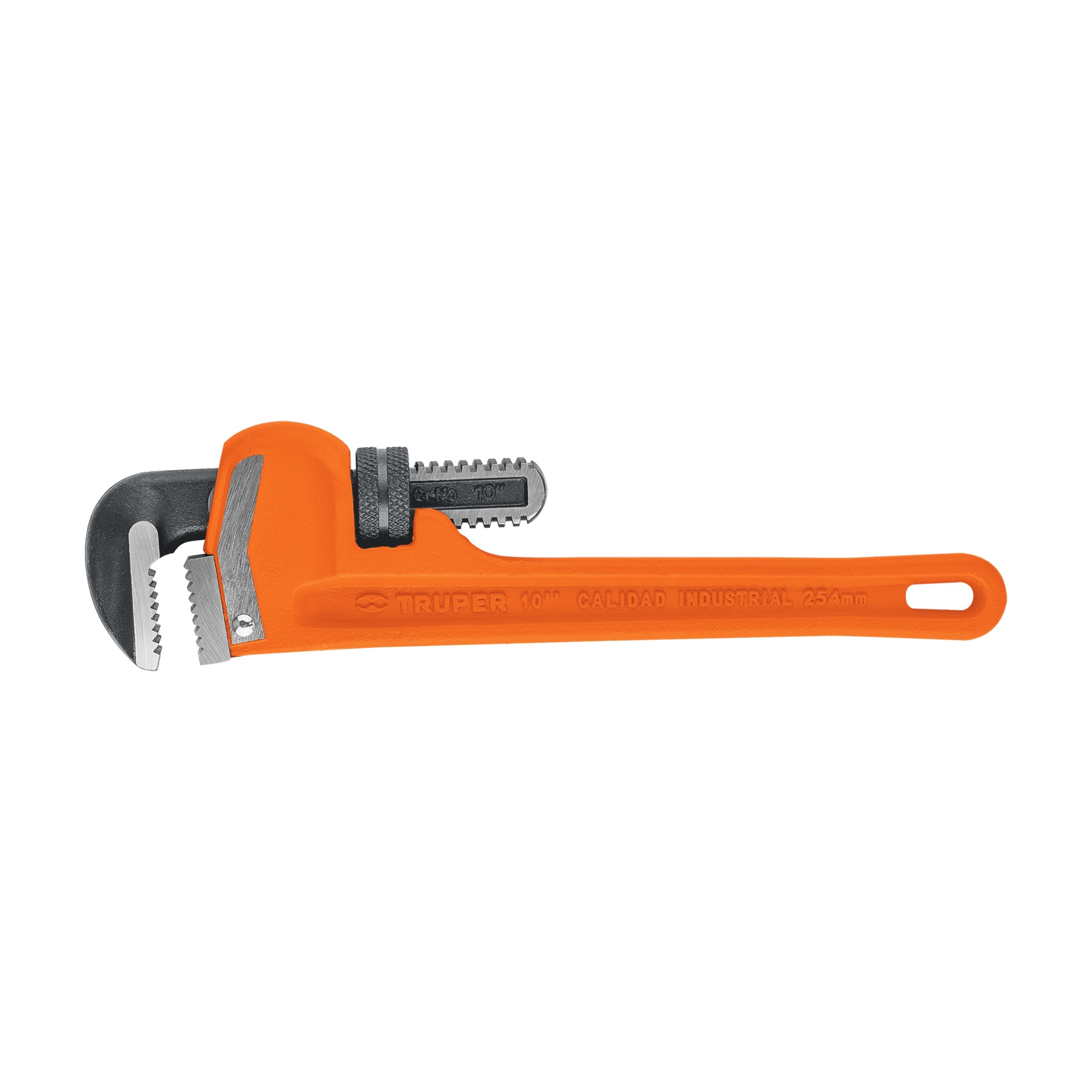 Llave stilson 10" cuerpo robusto de hierro dúctil, TRUPER TRUPER