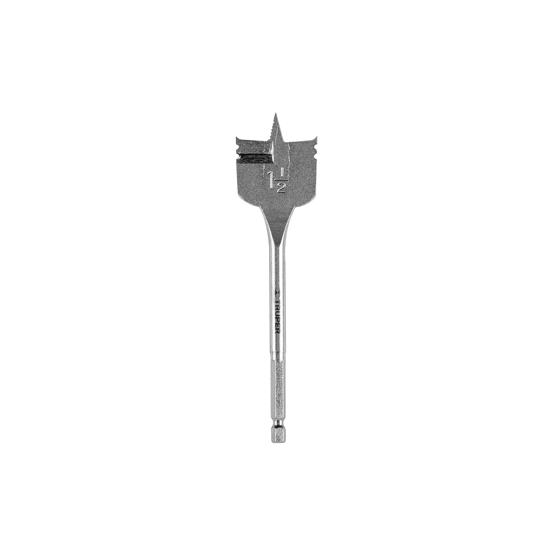 Broca plana de manita 1-1/2" para madera, TRUPER TRUPER