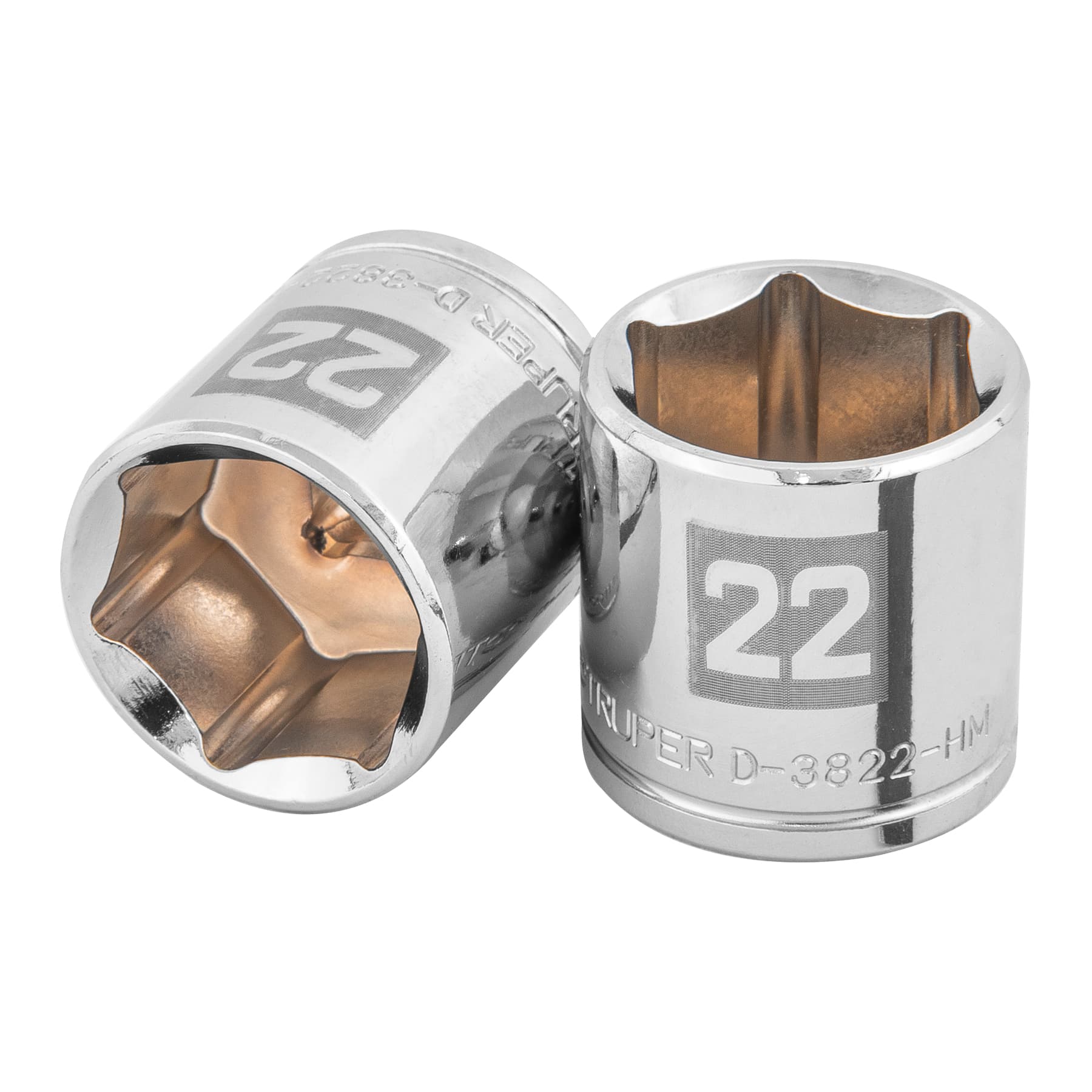 Dado de 22 mm, 6 puntas, cuadro 3/8", TRUPER TRUPER