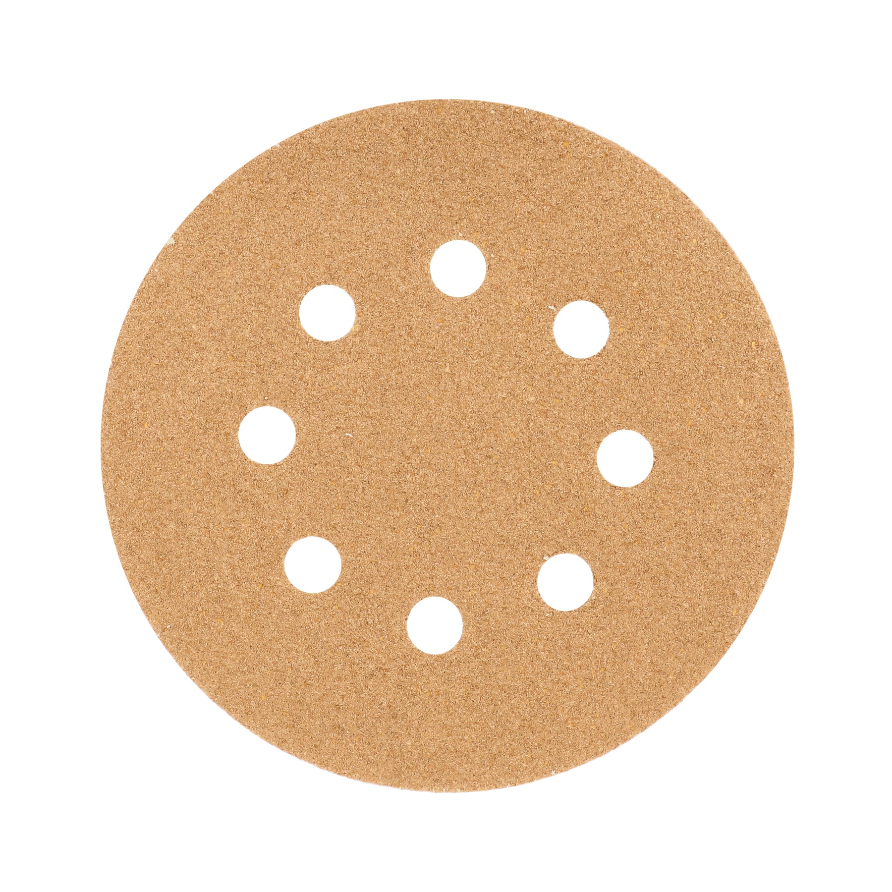 Paquete con 5 discos de lija 5" grano 60, 8 perforaciones TRUPER