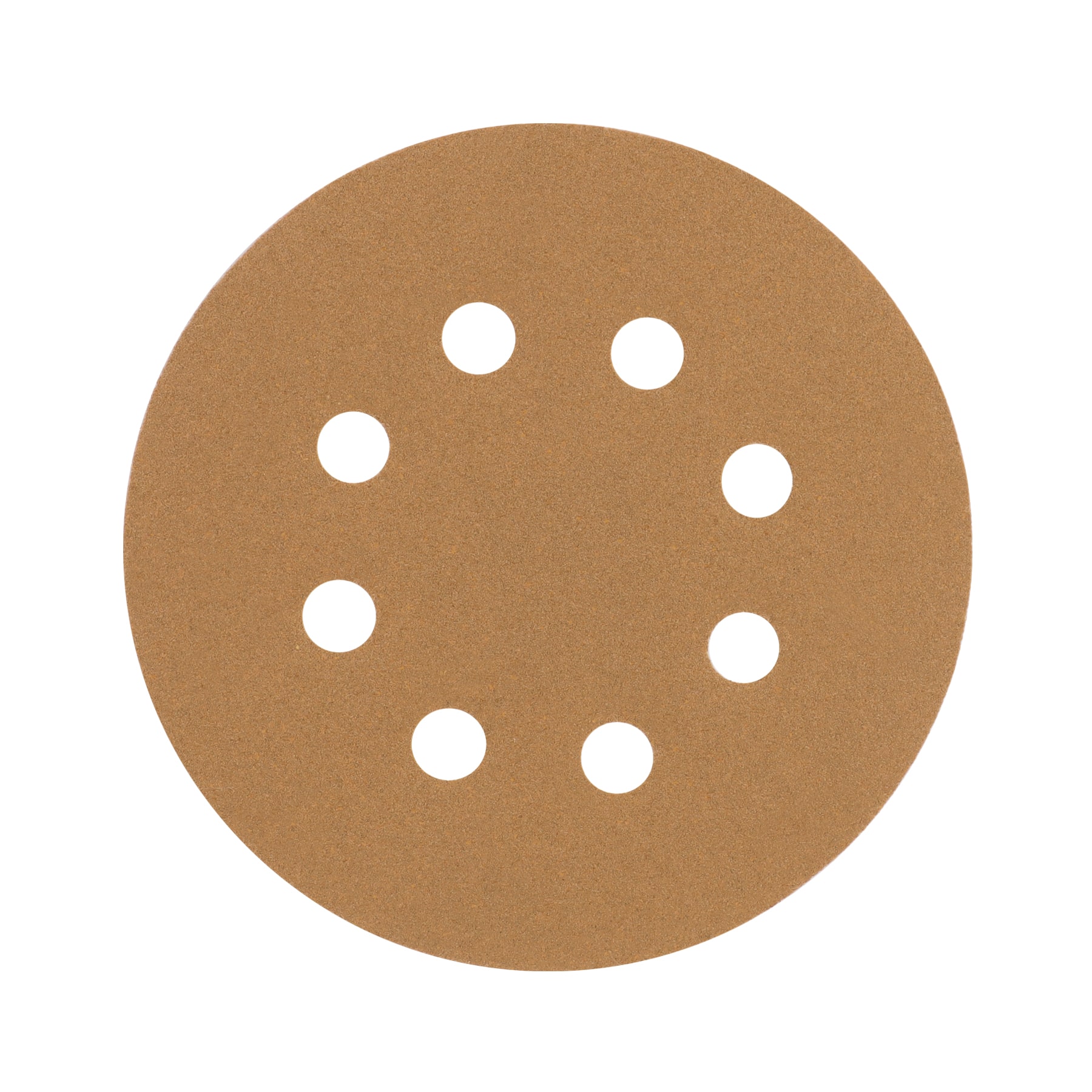 Paquete con 5 discos de lija 5" grano 120, 8 perforaciones TRUPER