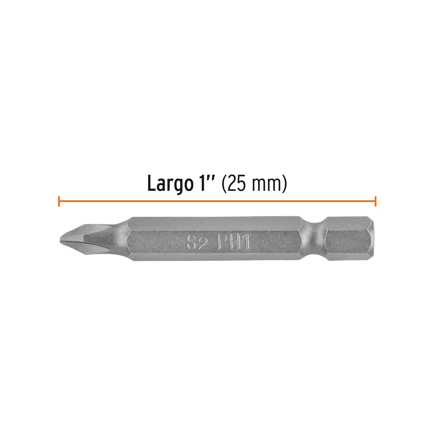 Estuche con 5 puntas de cruz PH1 largo 2", TRUPER EXPERT TRUPER