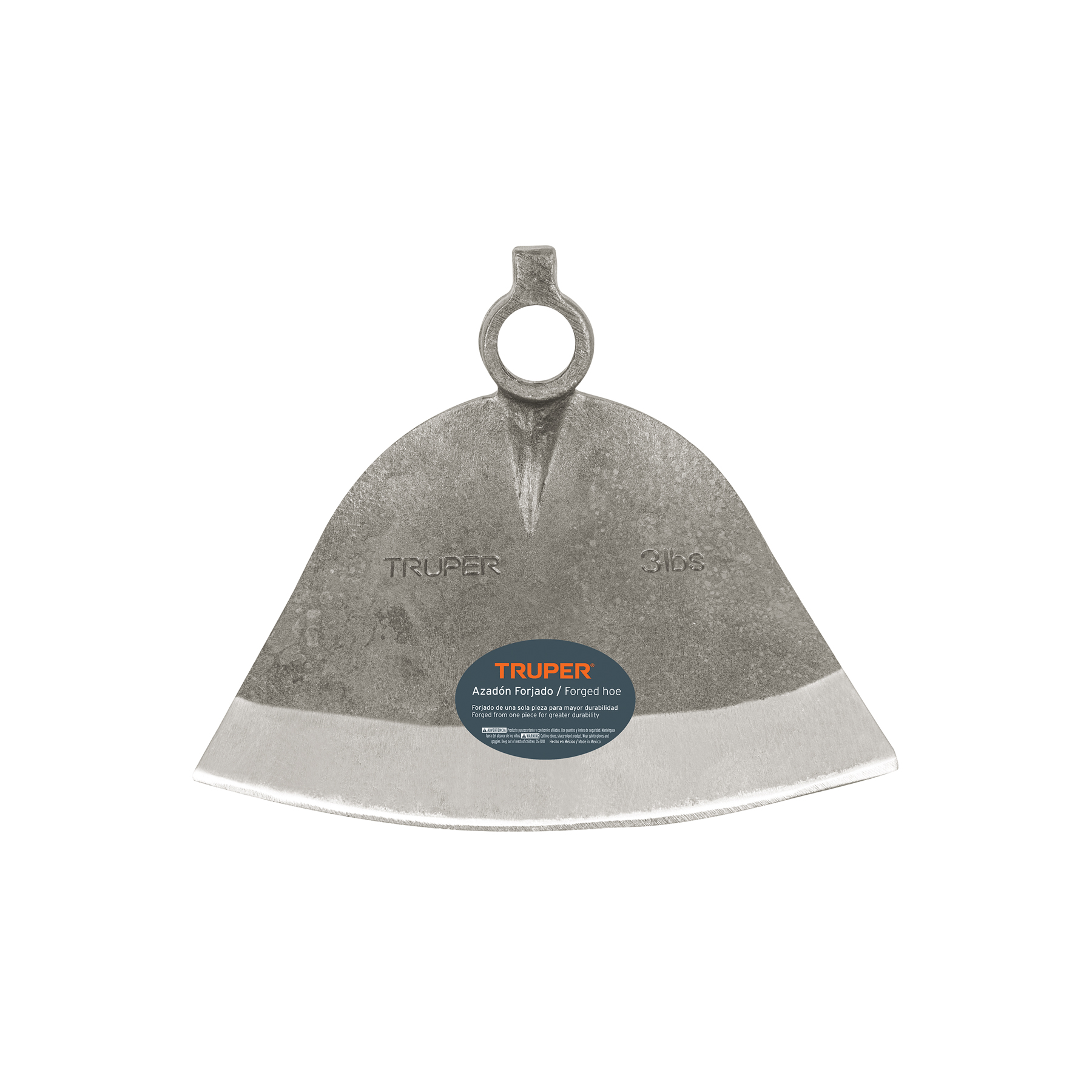 Azadón Córdoba No. 3 de 2.8 lb, sin mango, TRUPER TRUPER