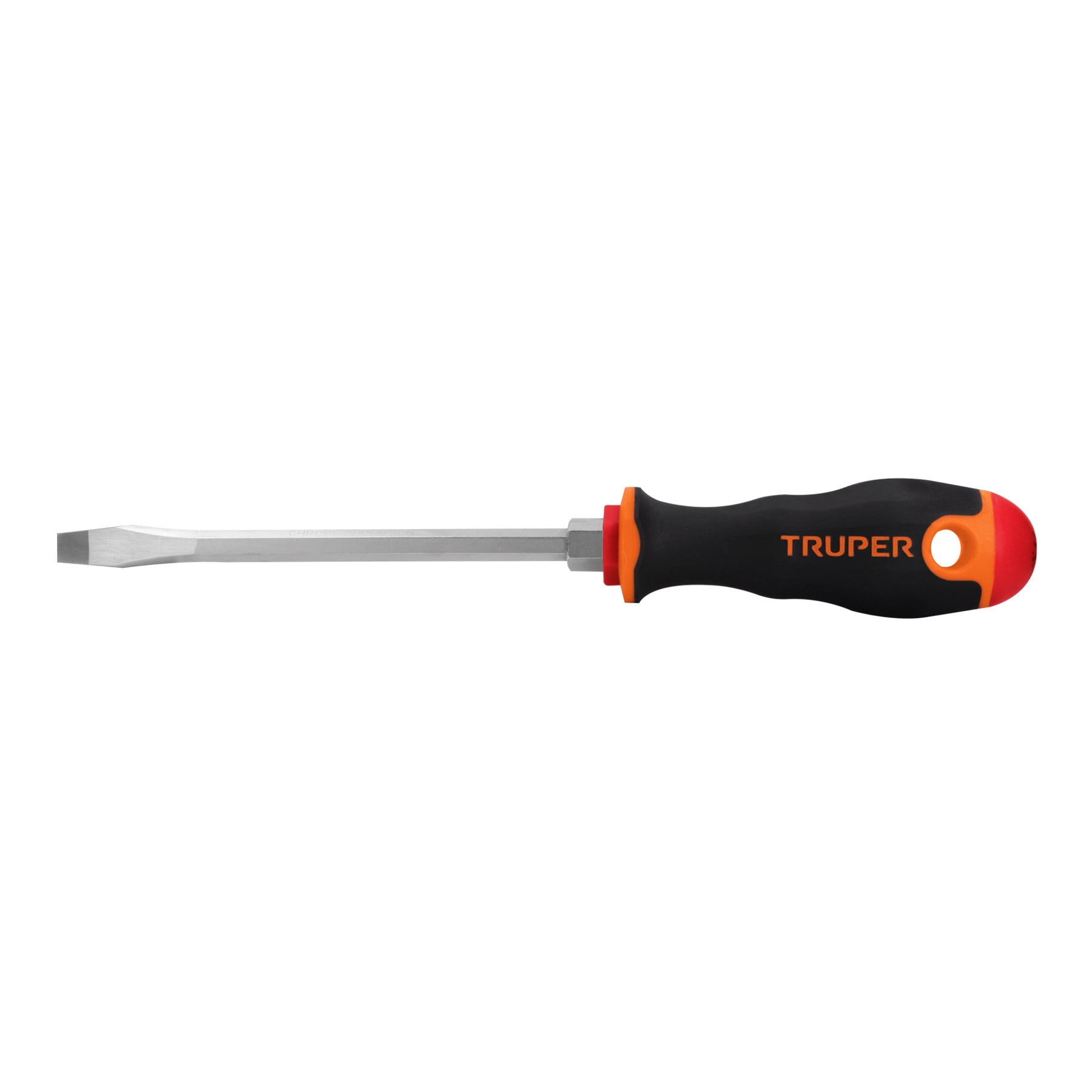 Desarmador plano 5/16" x 6" mango Comfort Grip, TRUPER TRUPER