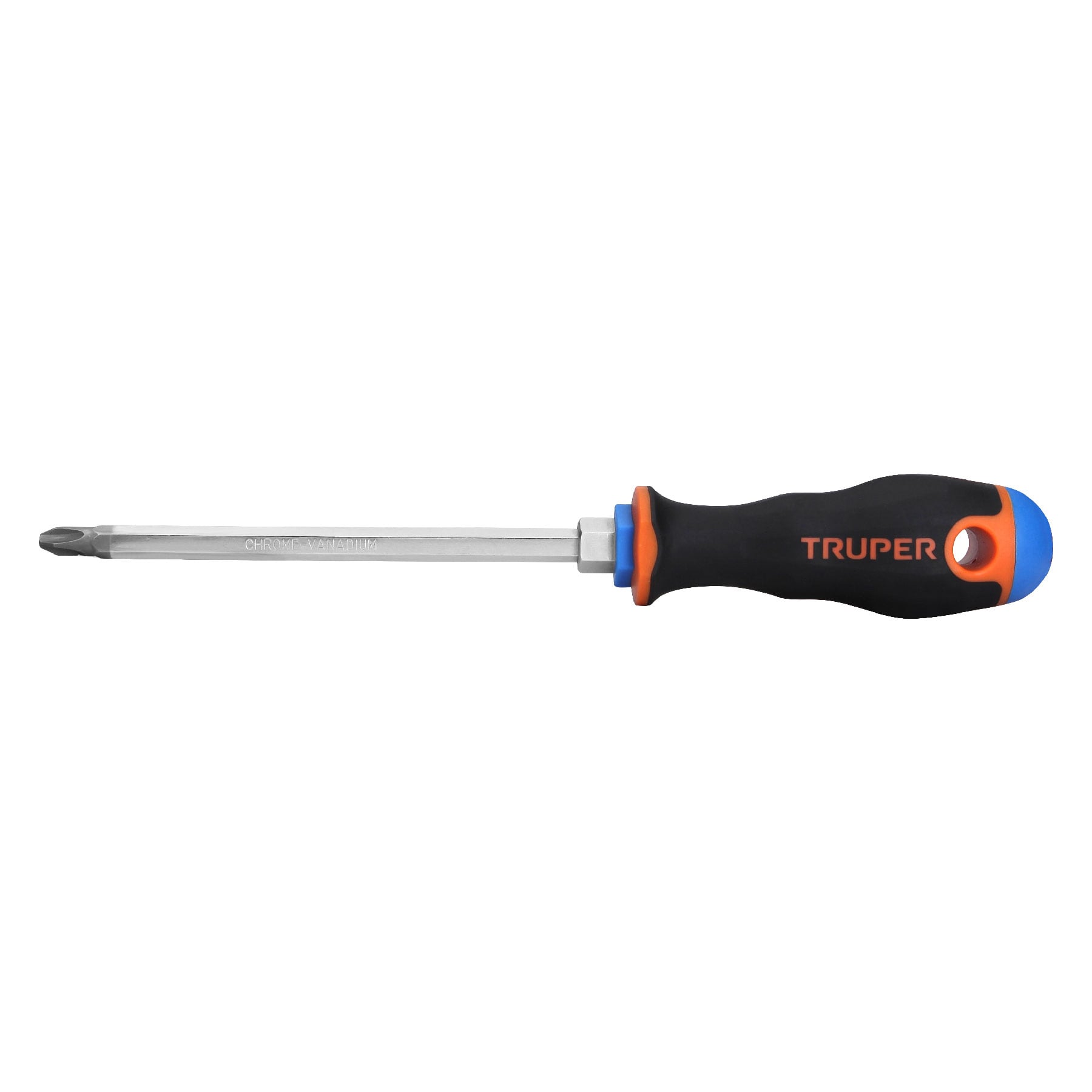 Desarmador de cruz 5/16" x 6" mango Comfort Grip, TRUPER TRUPER