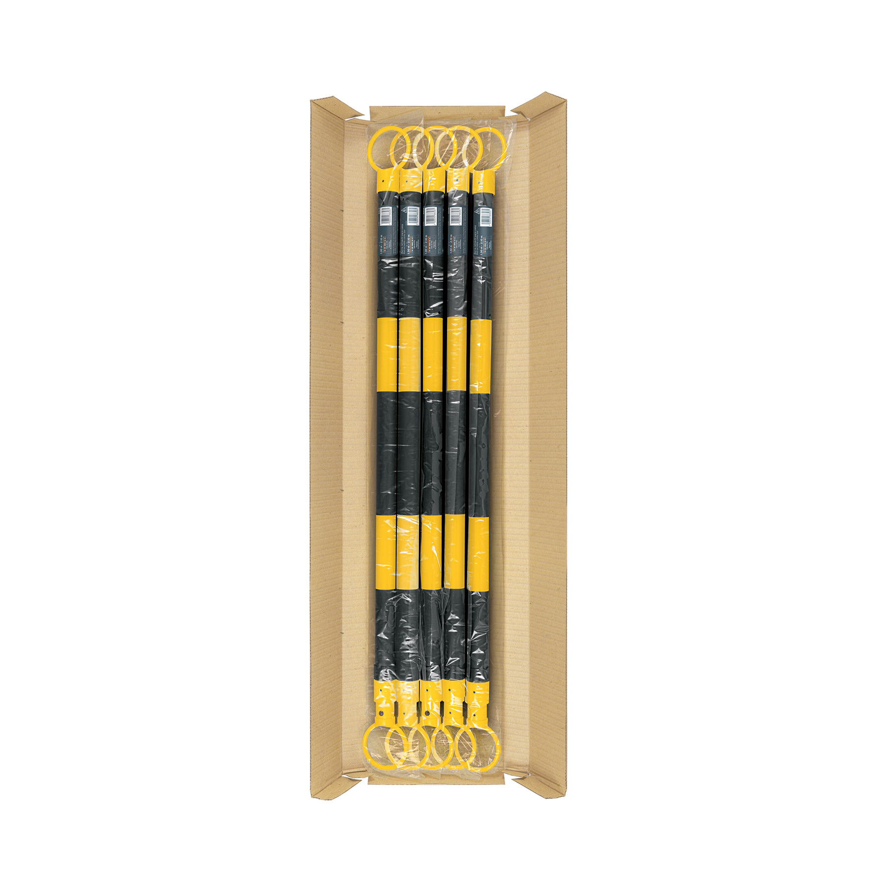Barra extensible de 1.3 a 2.1 m reflejante para conos TRUPER
