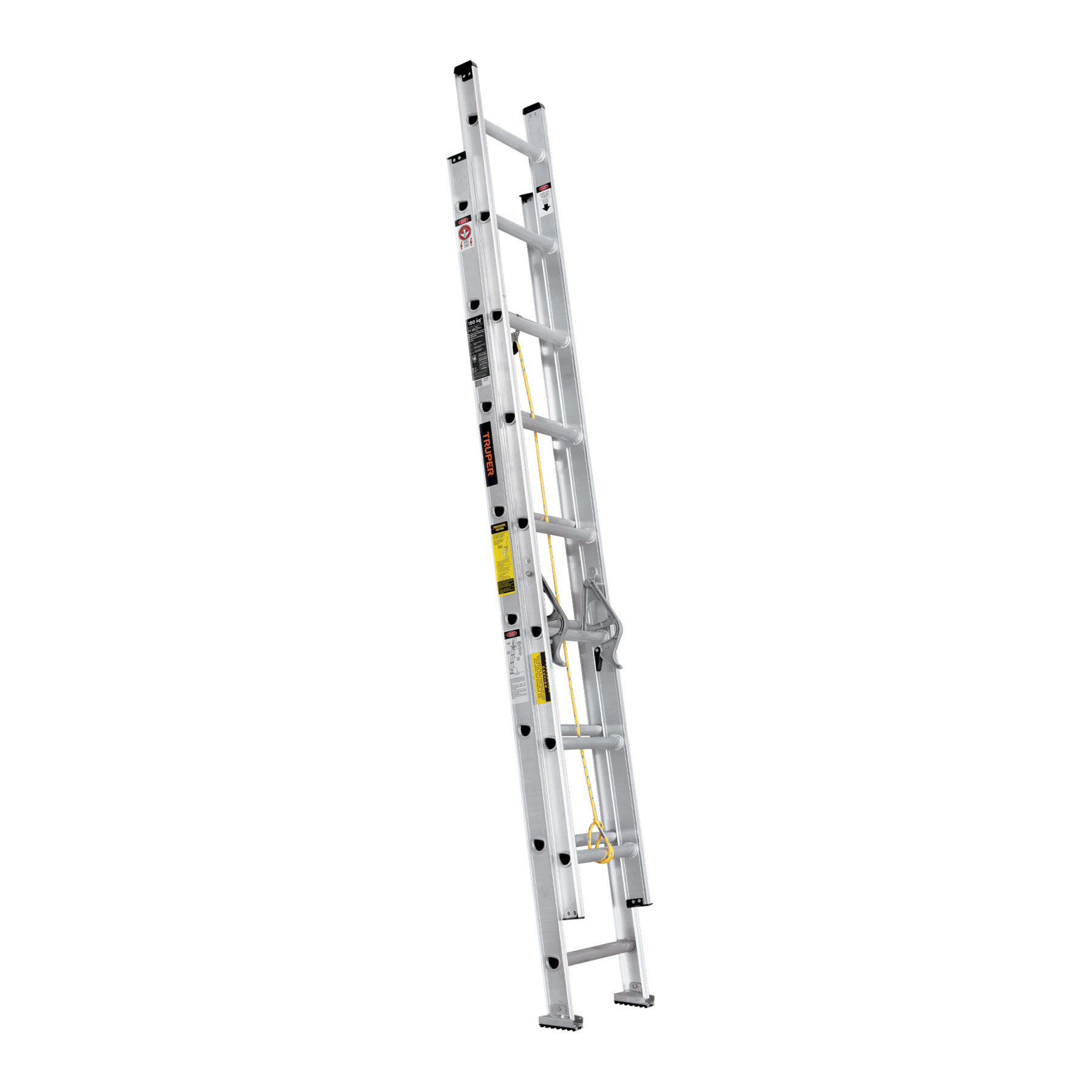Escalera de extensión, tipo III, 16 peldaños, TRUPER TRUPER