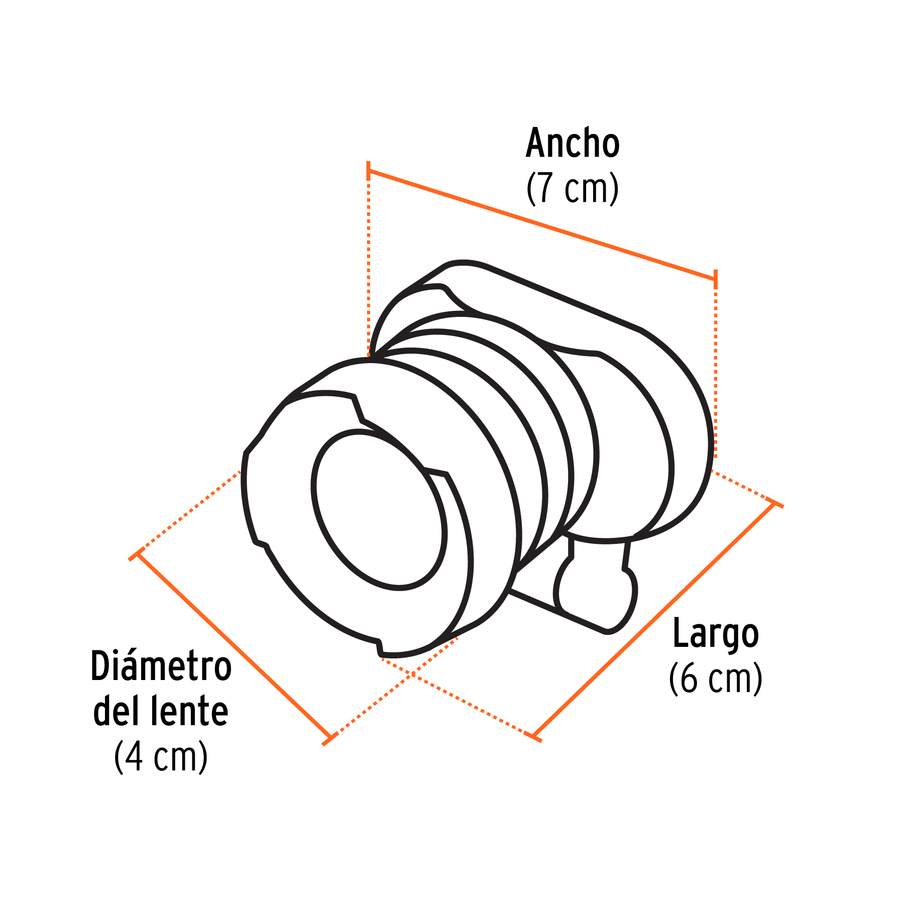 Linterna de minero LED 80 lm, recargable, TRUPER EXPERT TRUPER