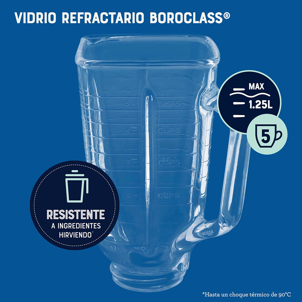 Licuadora Osterizer® cromada de 2 velocidades, 465015000 Oster