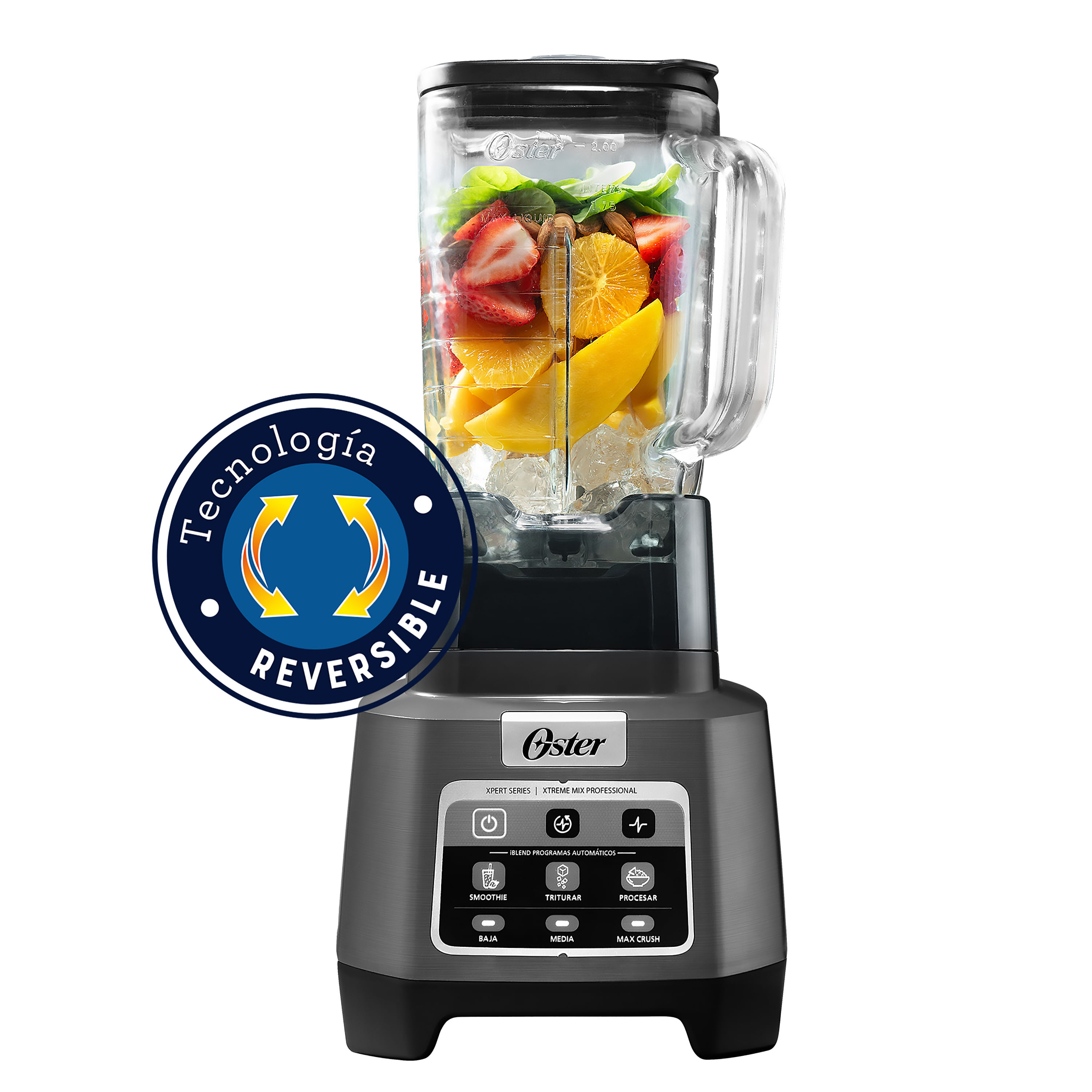 Oster® Licuadora Profesional XTREME MIX con iBLEND y MAX CRUSH con Tecnología Reversible BLSTXPG-BW Oster