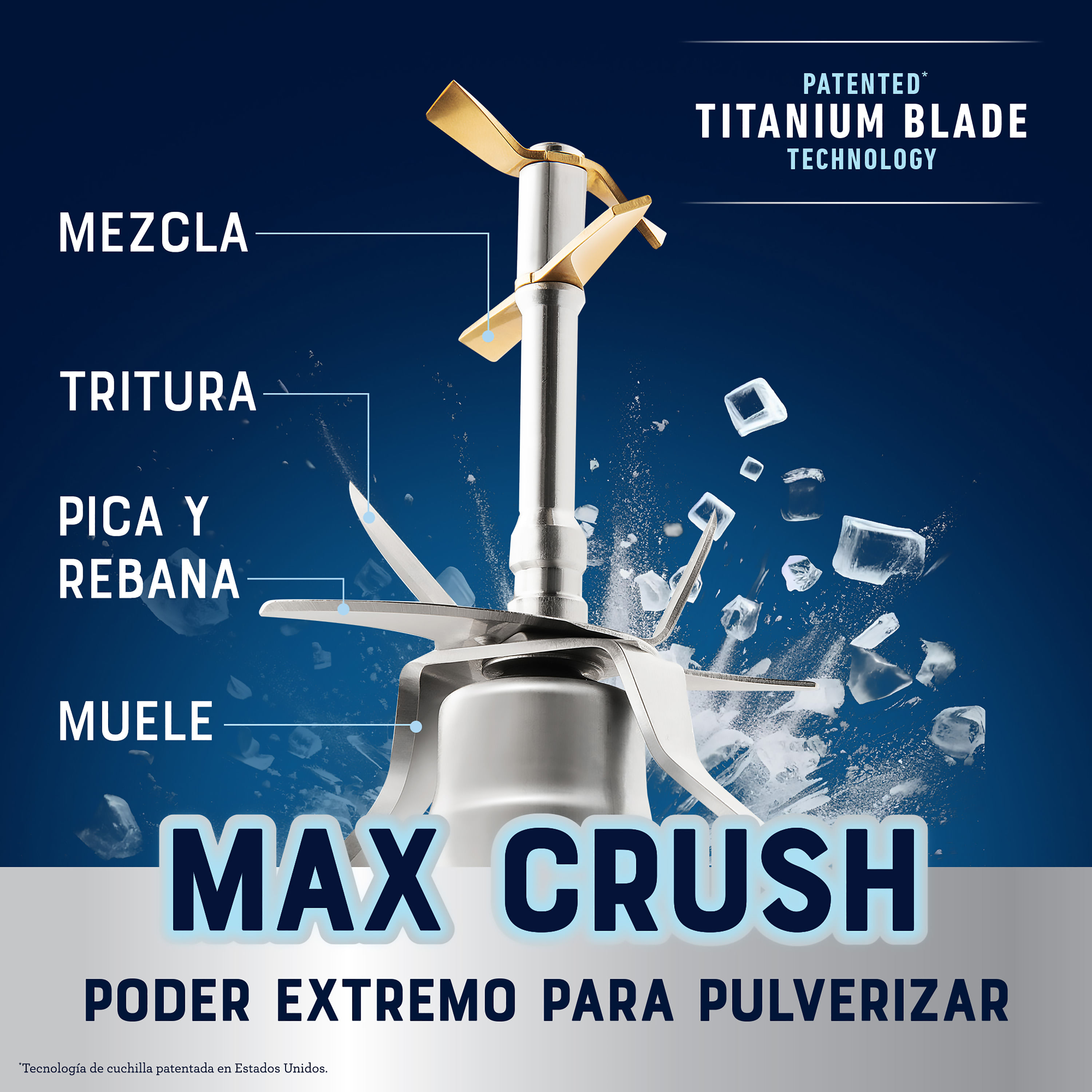 Oster® Licuadora Profesional XTREME MIX con iBLEND y MAX CRUSH con Tecnología Reversible BLSTXPG-BW Oster