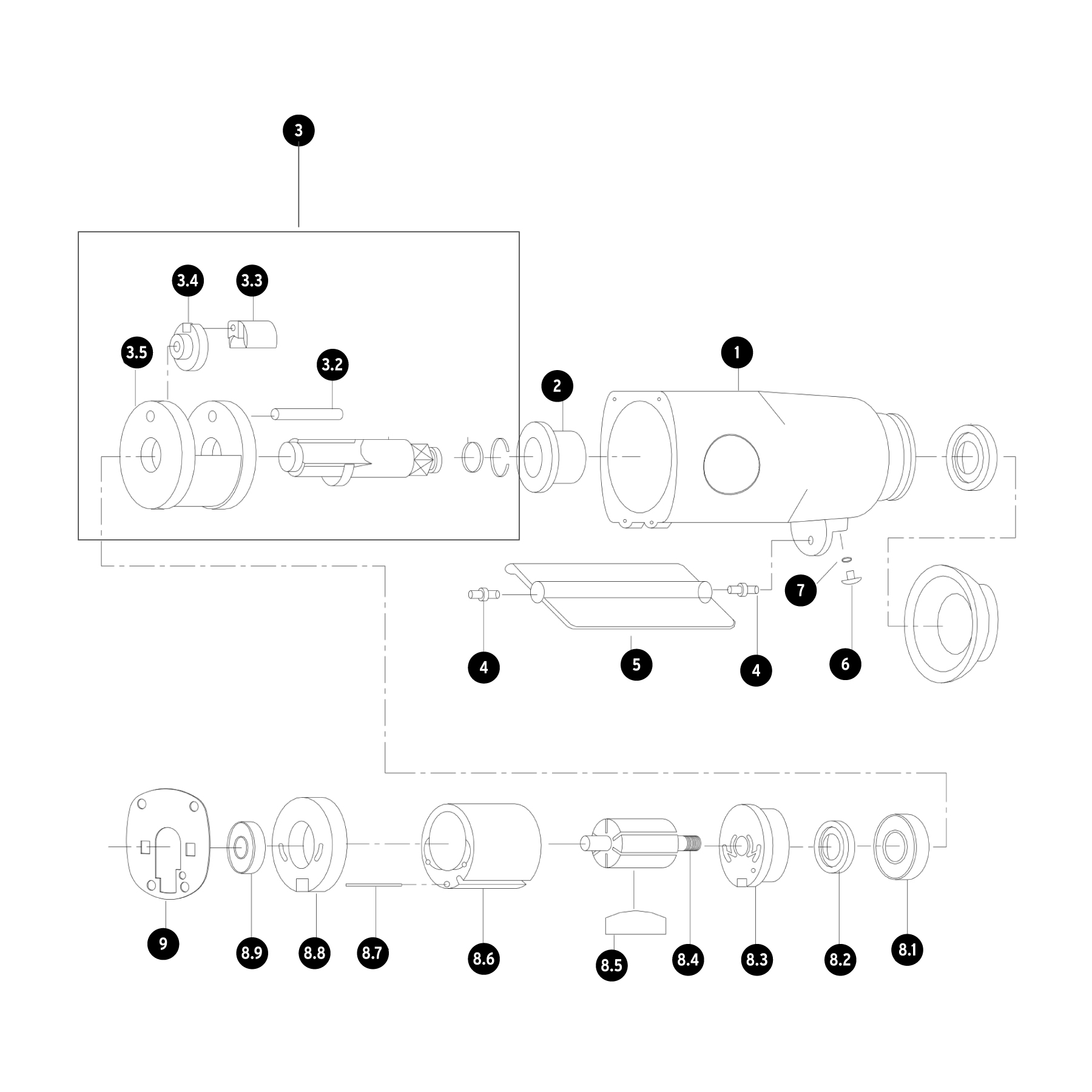 Llave (pistola) de impacto neumática 3/8", TRUPER TRUPER