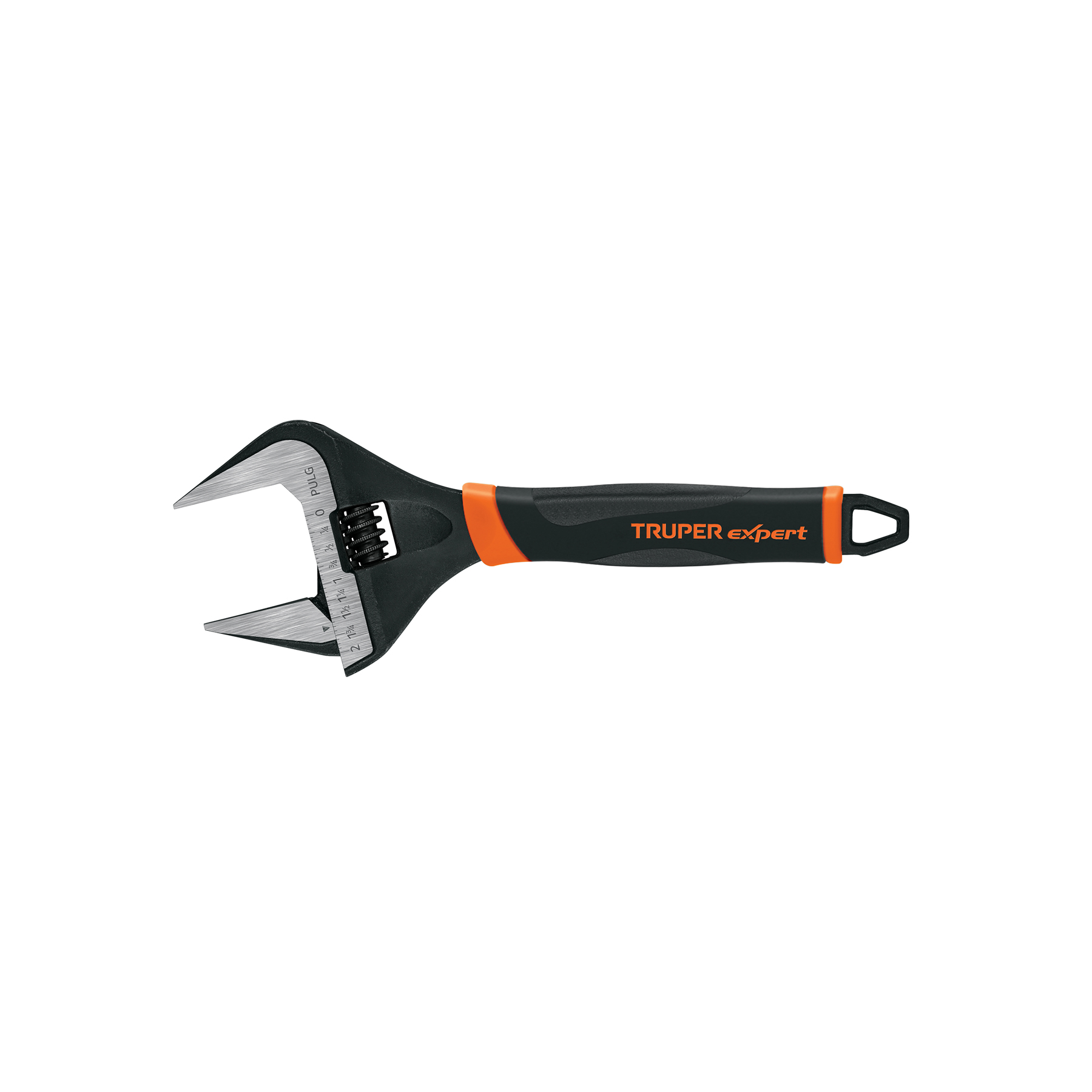 Llave ajustable (perico) 10" boca ancha Comfort Grip, EXPERT TRUPER