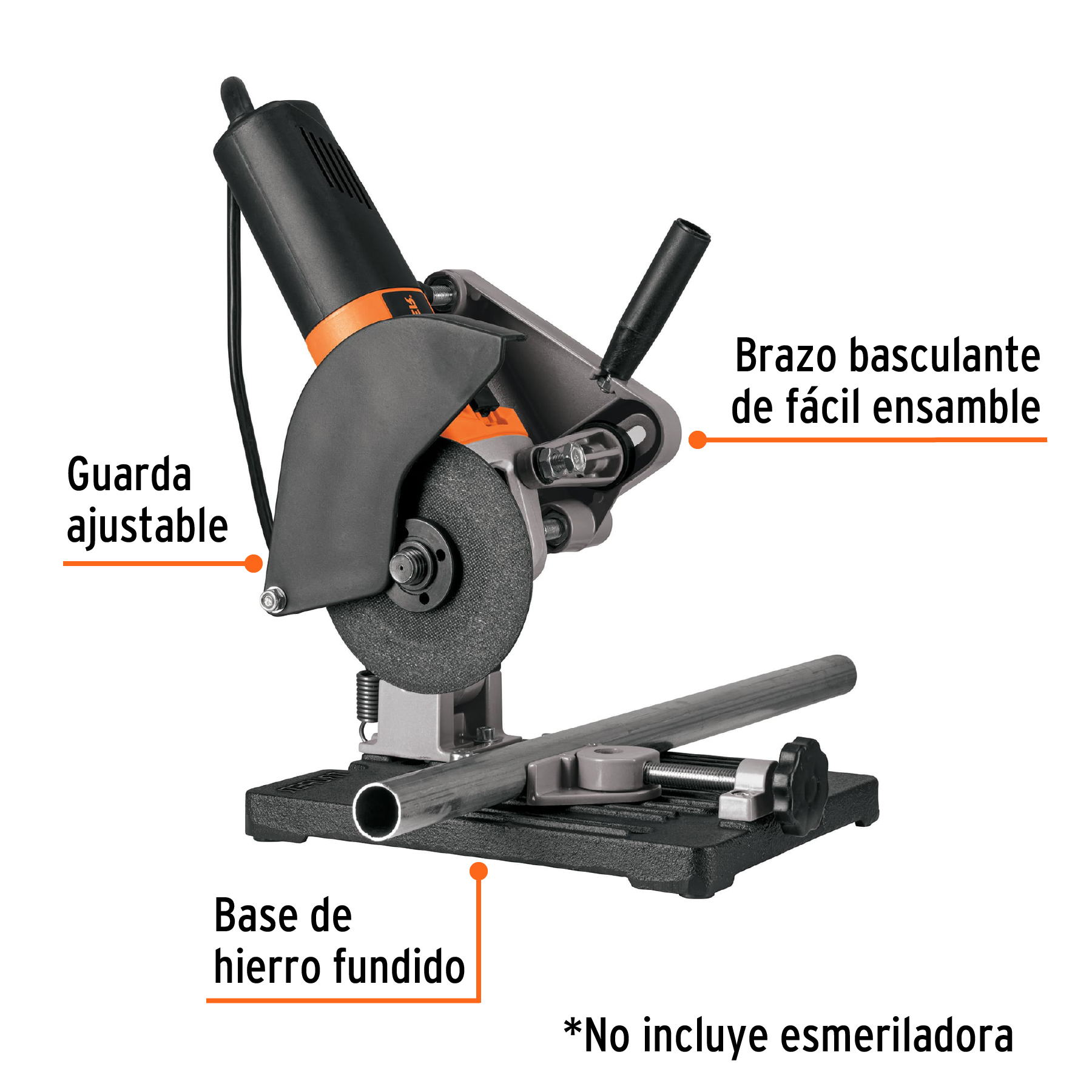 Soporte para esmeriladora angular de 4 1/2", TRUPER TRUPER