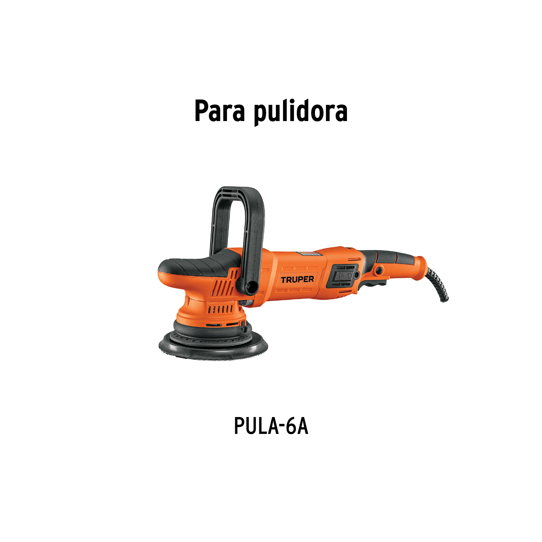 Respaldo de 6" hook and loop para PULA-6A, TRUPER TRUPER