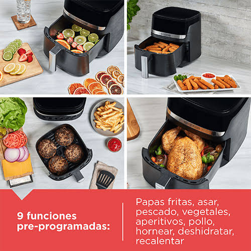 FREIDORA AIRE 6lts BLACK-DECKER AFBD62-1BDLA/B+D 1-1483 BLACK-DECKER